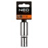 NEO TOOLS Duga nasadna glava, 3/8", 15 mm